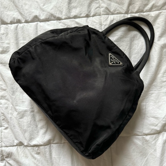 Vintage Prada Tessuto City HandBag - Picture 1 of 8